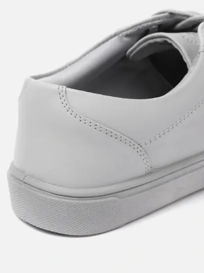 Men Grey Solid Sneakers