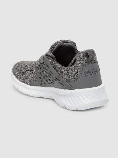Men Grey Solid Sneakers
