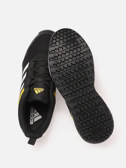 Men Black Woven Design Adicaz Running Shoes