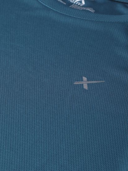 Picture of Hrx By Hrithik Roshan Men Teal Blue Solid Rapid-Dry Running T-shirt